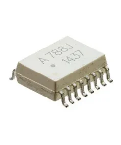 HCPL-316J-500E, оптопара SOIC16 2CH 2.5A (леннта на катушке,800шт)