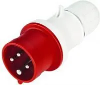 Вилка эл. каб. 16А 3P+E 400В IP44 DKC DIS2131636