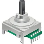 EPS1D-F19-AE0024L, Encoders 24REV SNAP IN MOMENTARY SWITCH