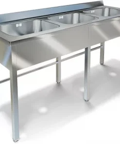 Ванна моечная цельнотянутая с фартуком, ВМ-42/456