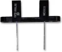 OPB800L55, Пропускающий фотопрерыватель, Фототранзистор, Сквозное Отверстие, 9.53 мм, 1.27 мм, 50 мА, 2 В