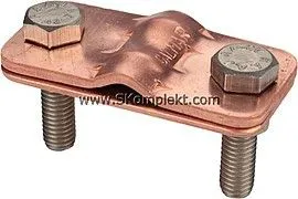 GL-11562M, GALMAR Зажим контрольныи проволока+полоса (D8+T 35, медь)