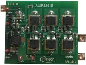 AUIR3241SDEMOBOARDTOBO1, Evaluation Board, AUIR3241S MOSFET Gate Driver, High-Side Switch, Automotive