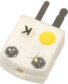 SHX-KI-M-ROHS, Thermocouple Connector, SHX Series, Ceramic, Ultra High Temperature, Type K, Plug