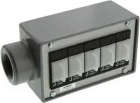 JPCB-5-J-F, CONDUIT BOX CONNECTOR SYS, TYPE J, 5PORT