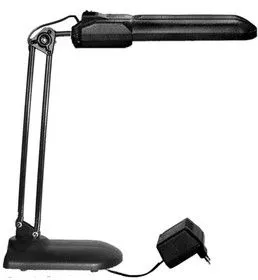 Светильник Дельта 1У настол. на подставке с дросселем 11Вт с лампой КЛЛ G23 черн. Трансвит 131