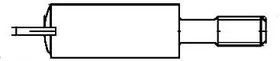 09 30 000 9901, Аксессуар разъема, контакт для установки полярности, Keying Pin, Промышленными разъемами Han