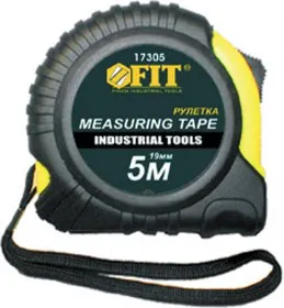Рулетка FIT 17302 Стайл 2м х 16мм, прорезиненный корпус