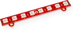 Неон 8, Линейка из восьми светодиодов Neopixel