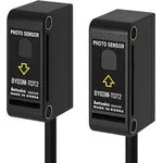 BYD3M-TDT-P 12-24VDC Фотодатчик, на пересечение луча, Sn=3м расстояние срабатывания, на затемнение, PNP-выход