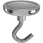 Магнит неодимовый с крючком для авто, d 42 мм, сцепление 31 кг 4790152