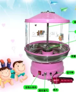 Аппарат для производства сладкой ваты c автовертелем палочки, m12