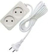 Удлинитель 2х1.5м без заземл. 10А IP20 2.2кВт Союз 481S-1201