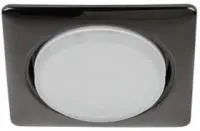 Светильник KL71 BK под лампу GX53 квадр. 220В 13Вт черн. металл ЭРА Б0017635