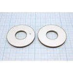 Ультразвуковое кольцо излучатель из пьезокерамики 50xd20x3.5мм; пэу 50xd20x3,5кольцо кГц\PZT8\VOISE