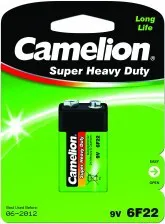 6F22, Элемент питания солевой (крона) (1шт) 9В