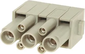 09140073101, Разъем для тяжелых условий, Han-Modular Series, Module, 7 Contacts, Гнездо