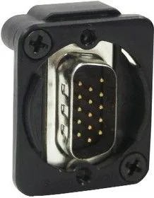 EHHD15MF, ADAPTER, HD D-SUB, 15POS, PLUG-RCPT