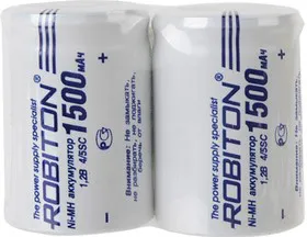 1500MH4/5SC, Аккумулятор никель-металлгидридный NiMH 1500mAh (1шт) 1.2В
