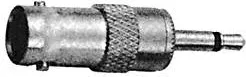 HYR-0159 (BNC-7075) (GB-159), Переходник, BNC гнездо - штекер 3.5мм моно