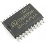 L6201, Микросхема DMOS Full-Bridge Driver 48V 1A SO20 / ST Microelectronics