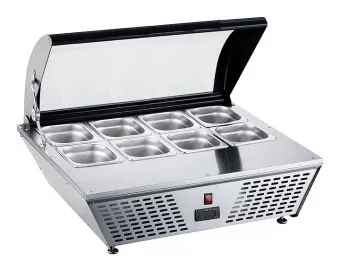 Витрина для мороженого вместимостью 8*GN1/6 Koreco, RTD67L