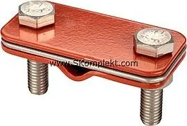 GL-11562A, GALMAR Зажим контрольныи проволока+полоса (D8+T 35, оцинк. сталь с покраской)