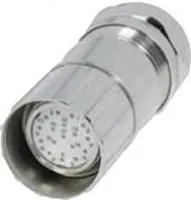 SAI-M23-GS-7/12, Круглый кожух, сигнальный, на кабель, Серия SAI M23, Цельнокорпусный Прямой Штекер