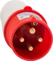 Вилка кабельная 014 16А 380AC 3P+PE 6ч IP44 КЭАЗ 222737