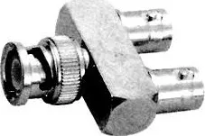 HYR-0171 (BNC-7087) (GB-171), Переходник, BNC штекер - 2 гнезда 180