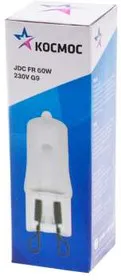 Лампа галогенная JDC 60Вт капсула G9 3000К 240В FR КОСМОС LKsmJDC220VFR60W