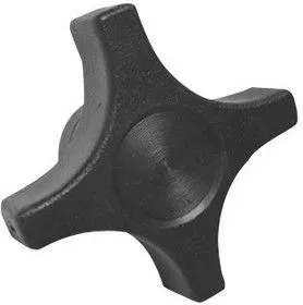 2837-H, KNOB, FINGER GRIP, PP, 2.25, BLACK