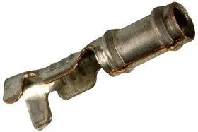 61291-1, Пулеобразная клемма, 22AWG до 18AWG, 0.9 мм, Гнездовой типа Пуля, Неизолированный