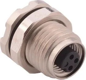 852-003-213R001, Разъем Кабеля, M Series, M5, Female, 3 Positions, Гнездо на Печатную Плату, Прямой Монтаж в Панель