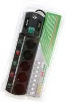 MOST ELITE ERG-Ч 2М 5 розеток, черный BL1, Сетевой фильтр