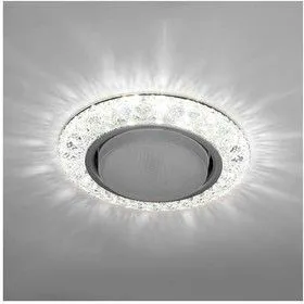 Светильник Emilia LED 53 2 70 декор. огран. полимер. со светодиод. подсвет. GX53 прозр. ИТАЛМАК IT8693