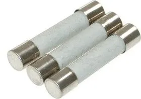 C630 (ABE), 25 A, 250 В, 6.35х30 мм, Предохранитель керамический