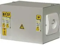 Ящик с понижающим трансформатором ЯТП 0.25 220/12B (3 авт. выкл.) ИЭК MTT13-012-0250