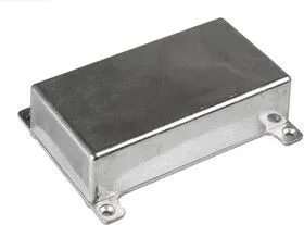 G0124F, Корпус для РЭА 111х60х30 мм, металл, с крепежным фланцем