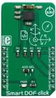 MIKROE-3457, Add-On Board, SmartDOF Click Board, BNO080 SiP, MikroBUS Connector