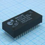 DS1743-100IND+, Часы реального времени/календарь параллельная шина 28-EDIP