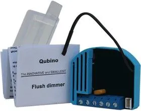 Qubino-FD-10V, Диммер Z-Wave Qubino Flush Dimmer 0-10V, вход/выход 0-10В, управления LED-лампами, вентиляторами и к