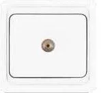 Розетка TV 1-м СП Валери бел. UNIVersal В0027