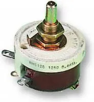 RHS1K0, Реостат, с проволочной обмоткой, 1 кОм, 25 Вт, Серия RHS, Панель, Отверстие для Отвертки