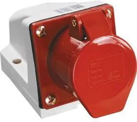 Розетка ОП 16А 380В 3P+PE+N ССИ-115 IP44 ИЭК PSR12-016-5