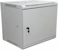 04-2210, 19 Настенный шкаф 6U 600450370 мм (ШxГxВ) - передняя дверь металл, боковые стенки съемные