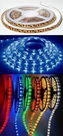 12 (LS607 (141-499)), Лента светодиодная 1 метр, 60SMD(5050)/m 14.4W/m 12V IP65 RGB