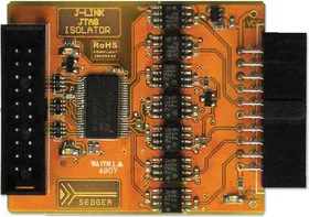 8.07.00 JTAG ISOLATOR, J-Link JTAG изолятор, подключен к J-Link и плате ARM, 20-контактный разъем JTAG-ARM