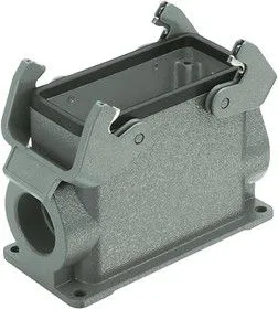 09300160230, Разъем для тяжелых условий, Base, Panel Mount, Корпус из Алюминия, 2 Рычага, 16B