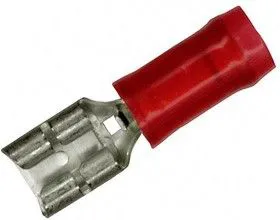 184268-1, TERMINAL, FEMALE DISCONNECT, 0.187IN RED